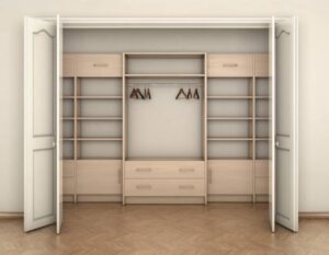 empty custom closet