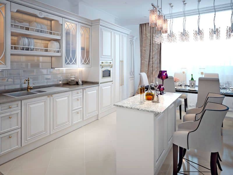 White Kitchen Cabinets 