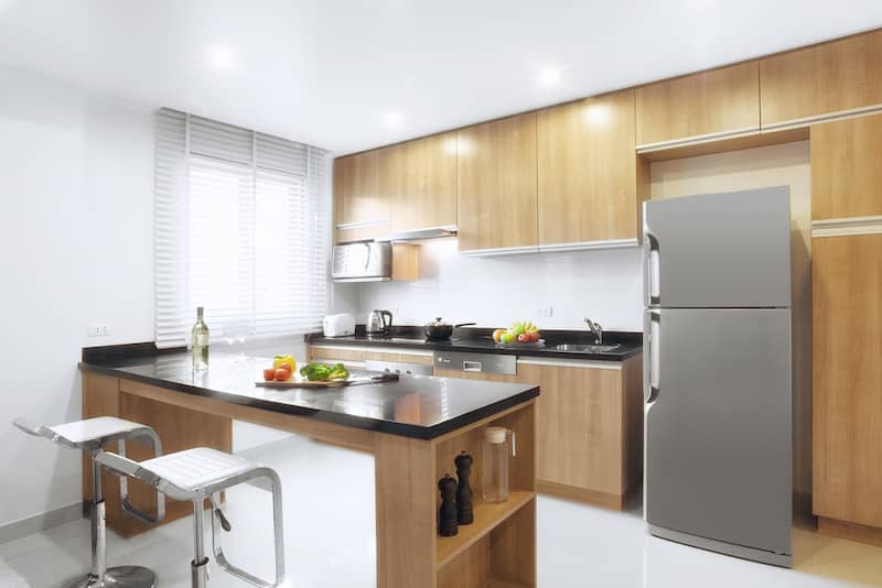 aesthetic white wood kitchen renovation