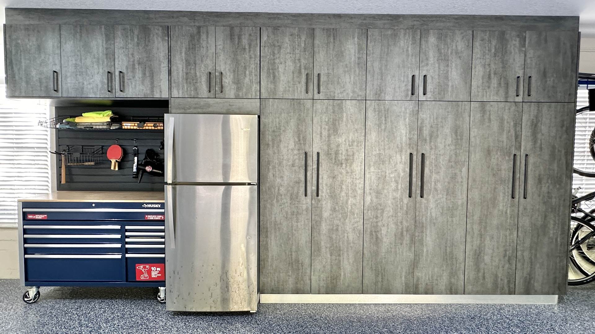workbench toolbox garage cabinet