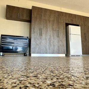 garage cabinet epoxy flooring